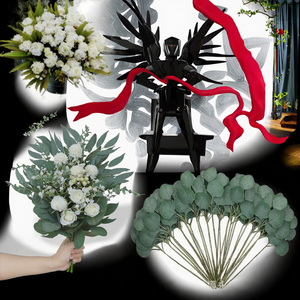 Panneaux muraux floraux en plastique blanc et rose de haute qualité pour mariage, centres de table et décorations de table 60x40cm, Fête des Mères - Product Image 3
