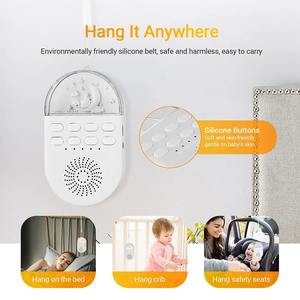 Máquina Portátil de Ruido Blanco para Dormir, Ayuda para el Sueño del Bebé, Máquina de Ruido para Niños, Luz Nocturna, 24 Sonidos Naturales, para Dormir Bebés - Product Image 5