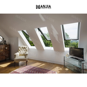 Nhà máy trực tiếp ODM OEM nhôm mái cửa sổ nhôm kính Skylight nhôm cửa sổ đôi tráng men <span class=keywords><strong>Top</strong></span> TREO CỬA SỔ - Product Image 4