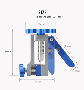 YOUME 二合一铝制自行车刹车液压工具，带软管、针头驱动器和切割器，适用于山地车和公路自行车 - Product Image 5