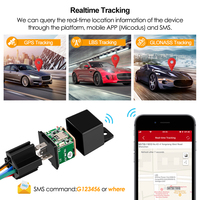 MiCODUS MV720 MV730 Rastreador GPS en Tiempo Real para Motocicletas, Inmovilizador de Motor, Rastreador GPS para Autos con Relé y Software Gratuito