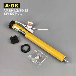 <span class=keywords><strong>Moteur</strong></span> A-OK AM25 1.2/30-ES 12V DC Motor Roller Blind Shutter 25mm <span class=keywords><strong>AOK</strong></span> <span class=keywords><strong>Moteur</strong></span> tubulaire extrêmement court - Product Image 1