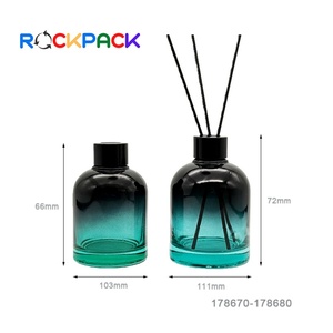 Флаконы для ароматерапии с градиентным эффектом, без пламени, со стеклянными палочками, 100 мл, 150 мл - Product Image 3