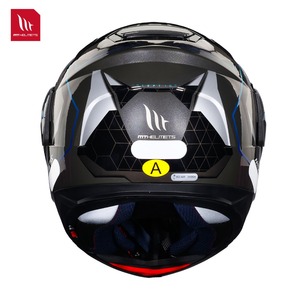 Casque relevable MTHELMETS en ABS, double visière, déverrouillage rapide, homologué ECE, intérieur entièrement amovible, design graphique, casques de moto - Product Image 6