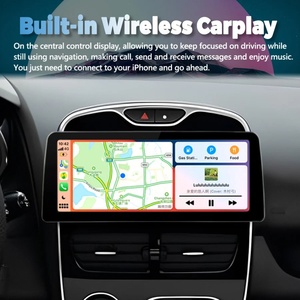 Lecteur vidéo de voiture stéréo pour Renault Clio 4 2012-2016, écran 12,3 pouces 1920*720, radio Android 13, GPS, multimédia, Carplay, autoradio - Product Image 2