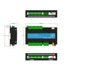 Controlador DDC Industrial Milesgo DDC1002-12800 para HVAC, Controlador de Edificios Programable con Gateway IoT y Monitoreo Remoto