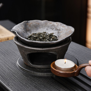 Four à brûler l'encens en céramique de style japonais fait main, pour <span class=keywords><strong>plantes</strong></span>, thé, sauge, poudre d'encens, ornement, cèdre, aromathérapie - Product Image 2