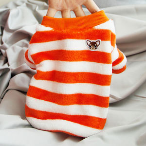 Roupas de Inverno para Cães Pequenos com Listras para Outono e Inverno, Quentes para Teddy, Bichon, Pomeranian e Gato - Product Image 2