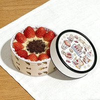 Boîtes rigides de luxe personnalisées rondes de petite taille avec fermeture magnétique pour emballages cadeaux, emballages de gâteaux, emballages alimentaires, barres chocolatées, tubes en papier pour chocolat