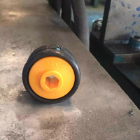 Boîtier de roulement de rouleau transporteur en plastique nylon avec alésage hexagonal pour diamètre de 50 mm