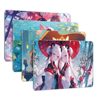 Tapis de souris gaming en verre pour l'e-sport, le bureau et le lieu de travail, avec dimensions personnalisées, forme rectangulaire, stock disponible