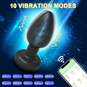 Vibrador Anal LED Inalámbrico con APP, Tapón Anal para Mujeres, Masajeador de Próstata para Hombres, Juguete Sexual Vibrador Anal para Parejas - Product Image 2