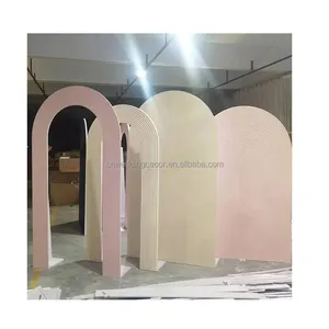 Fondale per matrimonio a noleggio per feste fondale per arco in acrilico rosa da parete