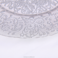 Plaques de présentation en verre transparent de style simple pour mariage ou événements en plein air Plaques de fond transparentes à usage décoratif