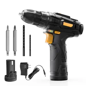 NEOBRISKEN 12V multi-function hand drill Home electric screwdriver tool set Portable impact drill Lithium electric drill bit set