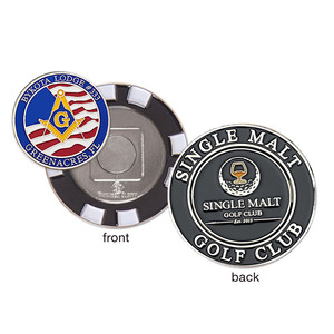 Accesorios de golf personalizados Imán Simplemente toque en el marcador de bola Marcadores de pelota de golf irlandés personalizados deportivos a granel baratos al por mayor - Product Image 5