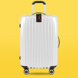 Accessoires de voyage Valise Nom Étiquettes Titulaire Noir Vert Orange Shacke InitialFully Pliable Boucle En Acier Inoxydable Étiquette De <span class=keywords><strong>Bagage</strong></span> - Product Image 5