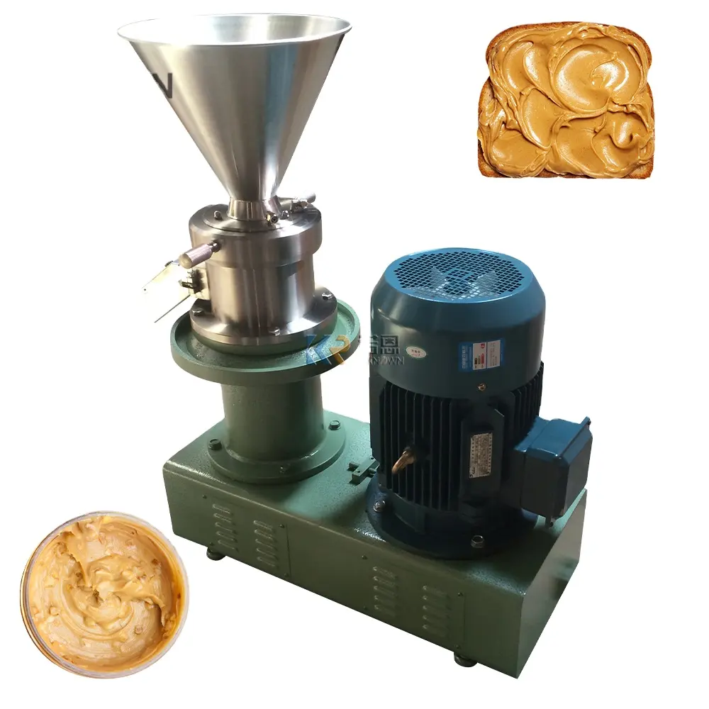 Commercial Peanut Butter Making Machine Industrial Colloid Mill Automatic Nut Grinding Machine