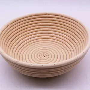 Banneton Plastic Banneton Basket Multifunction Factory Round Banneton Plastic Baking Tools Set Bread Banneton Proofing Basket 25cm