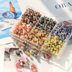 Cuentas de vidrio Lampwork de 8 mm, redondas, de cristal, sueltas, para la fabricación de joyería, primavera 2024, origen Yiwu, AC2912 - Product Image 2