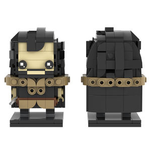 MOC7584-7585 tête carrée brique Daenerys <span class=keywords><strong>Targaryen</strong></span> John Snow TV film personnage en plastique assembler des blocs de construction carrés enfants jouets - Product Image 2