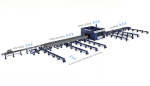 Máy cắt <span class=keywords><strong>laser</strong></span> kim loại tự động CNC Han's <span class=keywords><strong>Laser</strong></span> CE 3kw, góc nghiêng <span class=keywords><strong>45</strong></span> độ, dùng cho dầm H, ống kim loại, ống quang học - Product Image 3
