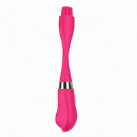 Great Force USB Toys Sex Adult Female Masturbation Tools Vibrating Brush Dildo Brush Vibrator Wand Clitoral Stimulation Sextoy