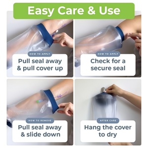 <span class=keywords><strong>Protection</strong></span> de plaie de douche réutilisable en gros, <span class=keywords><strong>protection</strong></span> de <span class=keywords><strong>bras</strong></span> pour cathéter PICC, couvre-plâtre imperméable, bandage imperméable, couvre-plâtre imperméable - Product Image 3