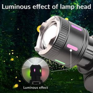 Linterna Frontal Qimai de 30W LED Recargable con Zoom Giratorio, Luz de Pesca, Banco de Energía USB - Product Image 3