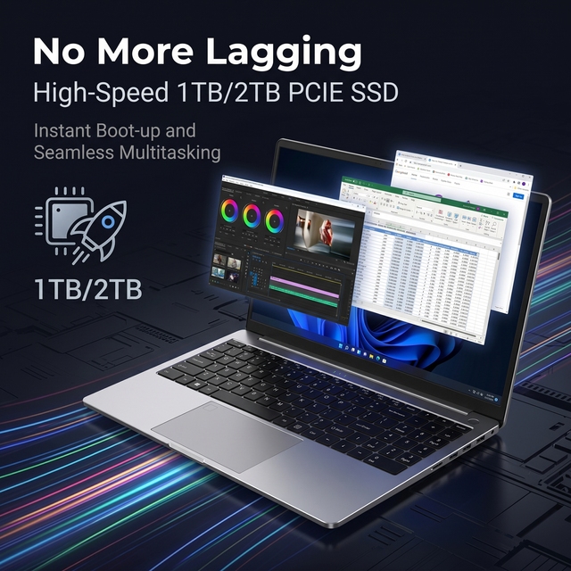 Yifang Factory Has Recently Launched 15.6-inch Laptop AMD Ryzen 7 5825U Fingerprint Unlocking Business-oriented Laptop Computer
