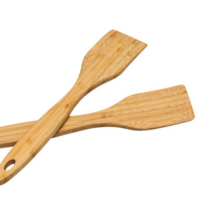 Bamboo Spatula Wooden Handle Non Stick Cooking Utensil For Wok Stir Fry Kitchen Use - Product Image 4
