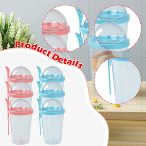 Vaso Mezclador Multifuncional Creativo de Plástico Transparente para Bebidas Frías - Product Image 2