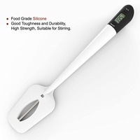 Silicone Chocolat Spatule Numérique Boisson Thermomètre Température Instrument Contrôleur Bonbons Confiture Crème Friandises OEM Personnalisable