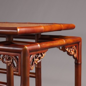 Mesa de té, escritorio de estudio, mesa de pintura, mesa larga, muebles clásicos chinos de bambú para sala de té - Product Image 4