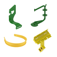 Pièces de presse à balles personnalisées YW Hardware : Bande de ramassage, Bande de ramassage, Boîtier d'extrudeuse, Panneau d'extrémité, Pièces d'emboutissage métallique. Fabricant ODM OEM de pièces de presse à balles.