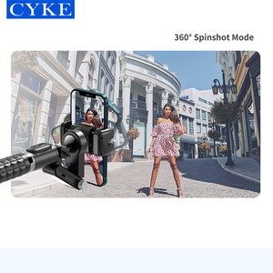 CYKE Gimbal Xoay 360 Theo Dõi Khuôn Mặt Tự Động Thiết Bị Ổn Định Bluetooth Không Dây Giá Đỡ Ba Chân Gậy Selfie Linh Hoạt Kèm Đèn LED Lấp Đầy Q18 - Product Image 3