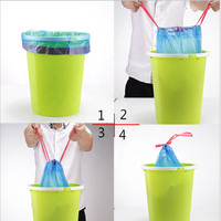 Sacs poubelle jetables en plastique recyclé pour cuisine avec cordon de serrage, bolsas de basura 33 galones, sacs poubelle avec poignées à cordon de serrage