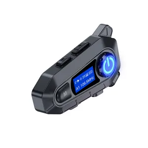 A1 Motorcycle Bluetooth Headset Speaker Skiing Earphone Waterproof Bluetooth Headset With Noise Cancellation For All Helmets