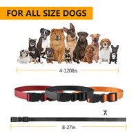 PaiPaitek Bestseller Anpassbares Wiederaufladbares Plastik-Hundetrainingshalsband für 3 Hunde Erweiterbar 1000m Reichweite IPX7 Wasserdicht 20+ Stunden Laufzeit