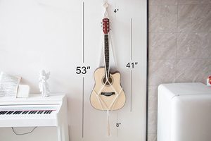 Les supports de montage muraux <span class=keywords><strong>pour</strong></span> <span class=keywords><strong>guitare</strong></span> conviennent aux guitares acoustiques et électriques - Product Image 4