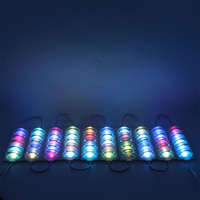 Module de lentille moulée par injection de 12V LED pour feux de passage de roue de voiture, feux d'avertissement de carrosserie de véhicule, boîtes lumineuses de publicité