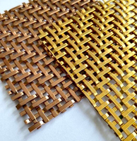 Panneau en maille d'acier inoxydable tissé 3D plat, design moderne, anti-ternissement, robuste, écran décoratif en métal, séparateurs de pièce modernes
