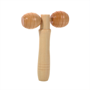 Usine en bois visage masseur corps <span class=keywords><strong>bras</strong></span> jambe cou Anti Cellulite en bois visage rouleau visage bois thérapie outil Maderotherapy - Product Image 4