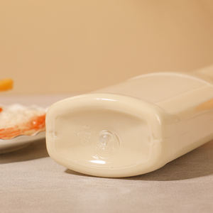 Botella de plástico transparente con tapa abatible para salsa, tarro de salsa, Salsa, Chili, vinagre, 330Ml - Product Image 4