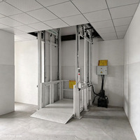 Ascenseur industriel personnalisé en acier au carbone hydraulique, élévateur électrique pour marchandises