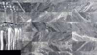 Dalle de marbre gris naturel Bardiglio, polie, design moderne pour les murs, les sols et les comptoirs de villas