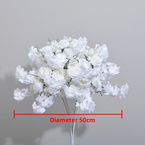 Nuevas Rosas de Seda Hechas a Mano con Flores de Cerezo Artificiales, Bolas de Flores para Decoración de Bodas, <span class=keywords><strong>Arreglos</strong></span> Florales para Compromisos - Product Image 6
