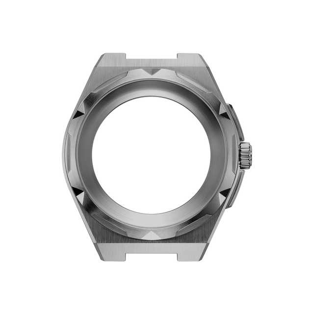 BURRIVA OEM ODM High Quality 34-46mm 316L Stainless Steel Watch Case for Luxury Watches Spare Parts Accessories