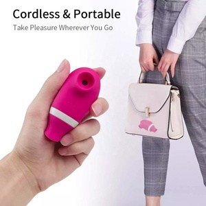 เครื่องกระตุ้นคลิตอริสแบบคลาสสิค Air Pulse 7 โหมด ใช้พลังงานจาก USB เครื่องสั่นกระตุ้นหัวนมสำหรับผู้หญิง เครื่องสั่นแบบลิ้นคู่ ดูดและเลียคลิตอริส - Product Image 6