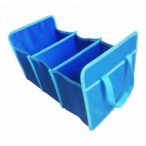 Organisateur promotionnel de stockage de <span class=keywords><strong>coffre</strong></span> de cadeau de grande capacité Organisateur de sac de voiture pliable en polyester - Product Image 2